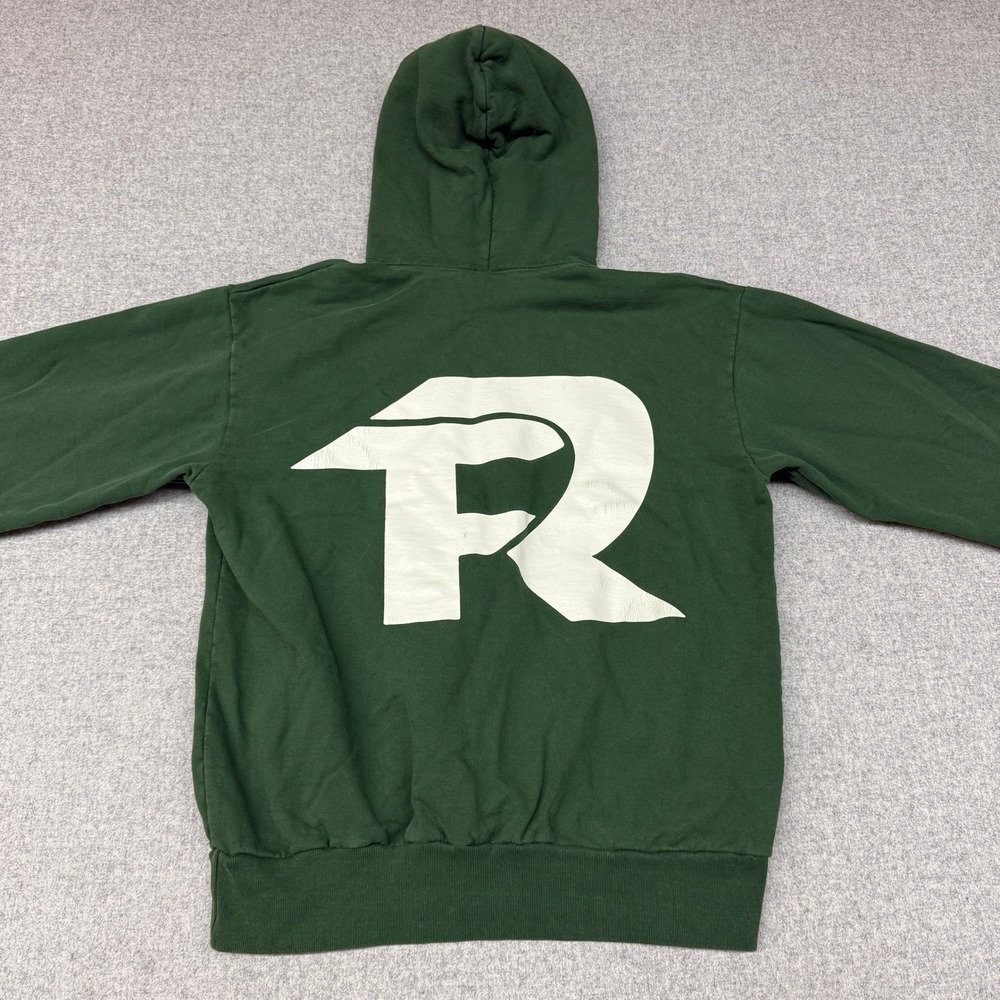 Fuerza Regida | Graphic Hoodie | Large | Green | Embroidered Logo Band Merch L
